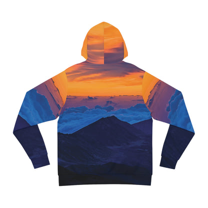 Lagom Sunset Nature Hoodie - Cozy Outdoor Style for Adventurers